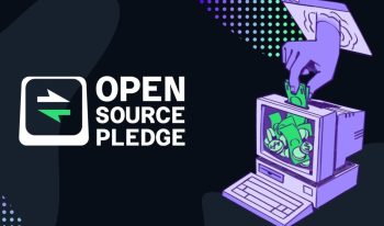Illustration of Sentry's Open Source pledge to support software maintainers.